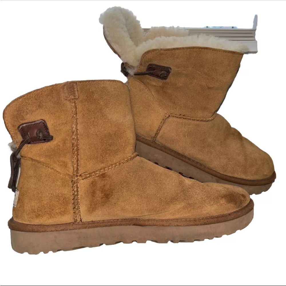 Ugg Adoria Tehuano Womens Boots Suede Shoe Size 9 Brown